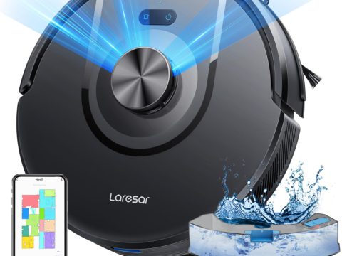Laresar Robot Vacuums and Mop Combo: 5000Pa Strong Suction, LIDAR Navigation