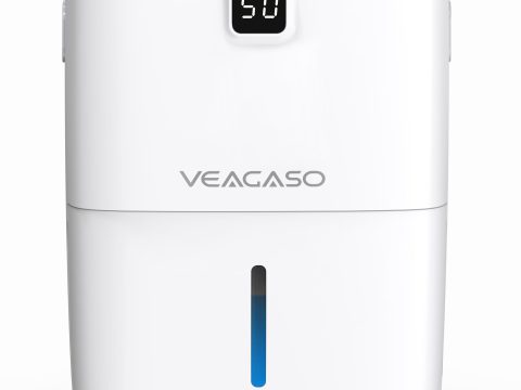 VEAGASO 5500 Sq. Ft Dehumidifier for Basement with Drain Hose