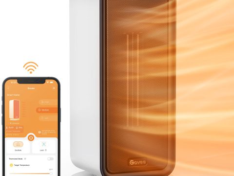 Govee 1500W Smart Space Heater with Thermostat, WiFi & Bluetooth