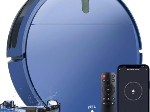 ZCWA Robot Vacuum: WiFi/APP/Alexa, Self-Charging, Carpet/Hard-Floor/Pet Hair Cleaner
