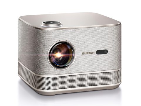 Aurzen Boom 3: Smart 4K Projector with WiFi & Bluetooth