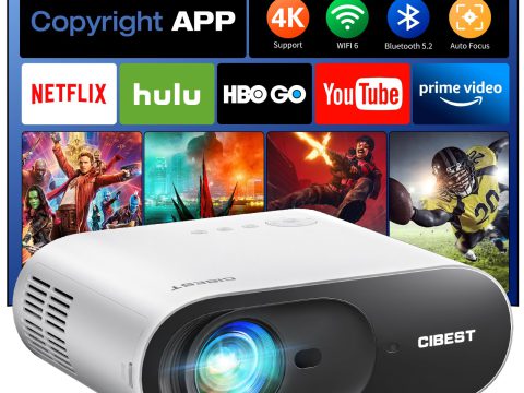 Cibest 4K WiFi Projector: Dolby Audio, Outdoor Video, Home Theater