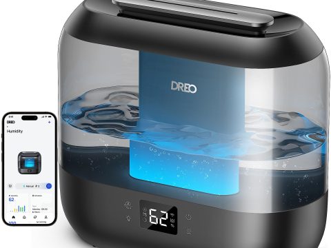 Dreo 6L Humidifier: Quiet, Supersized Cool Mist for Bedroom and More