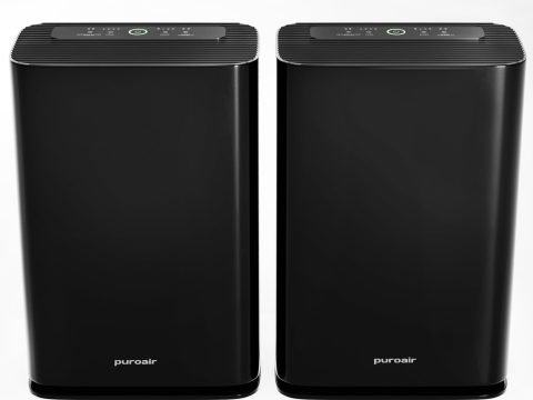 PuroAir HEPA Air Purifiers: Powerful, Automatic, USA-based (2 PACK)