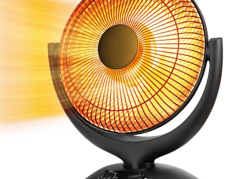 R.W.FLAME Radiant Electric Space Heater: Thermostat, Timer, Portable, Safe