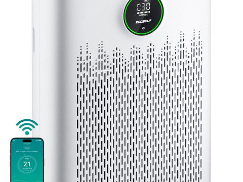 ECOSELF Smart Air Purifier: WiFi Control, Smart Mode, AQI Display