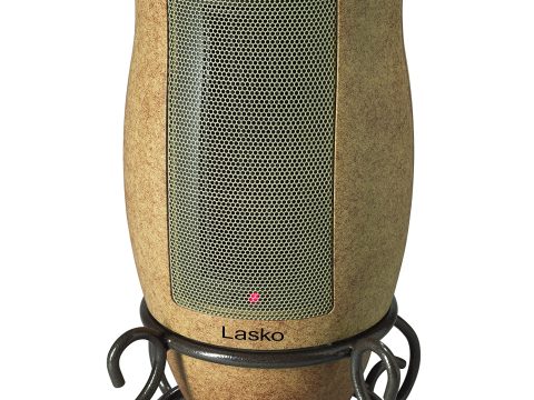 Lasko 6405 Ceramic Space Heater with Adjustable Thermostat and Timer