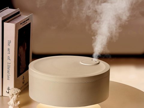Levoair Ultrasonic Humidifier: Easy Clean, Essential Oil Diffuser, Night Light