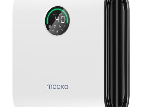 MOOKA H13 HEPA Air Purifier for Large Rooms, 2500 ft²