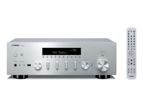 R-N600A Receiver: Streaming, Phono, Built-in DAC, Silver Finish