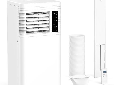 ZAFRO 10,000 BTU Portable AC for Up to 450 Sq.Ft.