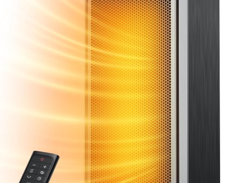 Dreo Quiet Space Heater: 1500W Electric Heater with Remote & Timer