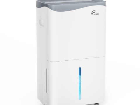 Tiitss 150 Pints Dehumidifier for Large Spaces with Smart Features