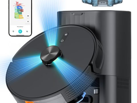 Giomre 3-in-1 Robot Vacuum with Self-Emptying Station