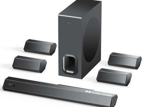 Hiwill D71W 7.1 Dolby Audio Sound Bar with Wireless Subwoofer