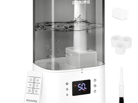 BOXING Ultrasonic Humidifier with Remote for Home and Bedroom