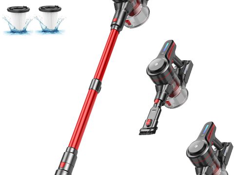 CHEBIO Cordless Vacuum: Powerful, Lightweight, 6-in-1 for Home.