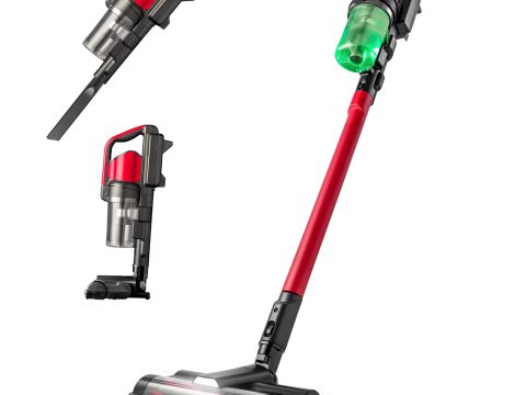 IRIS LIVING Cordless Vacuum: 11-Inch Powerhead, Fast Charging, LED Sensor