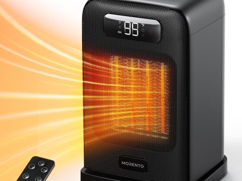 MORENTO 1500W Smart Space Heater: Wi-Fi, Voice Control, Portable, Quiet