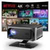 AI Movin 2.0: 4K Outdoor Projector with WiFi & Bluetooth