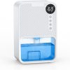 Dehumidifier: 128 OZ, 600 sq.ft, LED Light