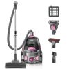 PKUYIE 32Kpa Canister Vacuum Cleaner with Double HEPA Filters