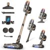 VBUOO Cordless Vacuum: 580W, 70 Mins, Pet Hair & More
