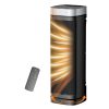 WINHL 17″ Electric Space Heater with Thermostat, Remote, and Oscillation