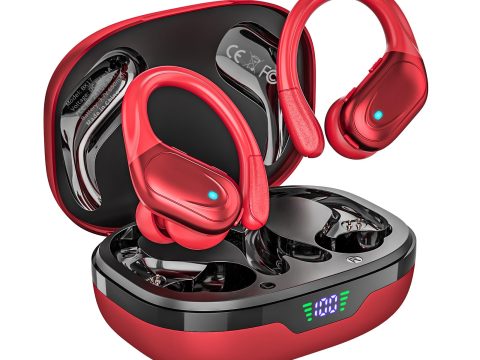 HAOYUYAN Wireless Earbuds: 80Hrs Playtime, Noise Canceling, Waterproof