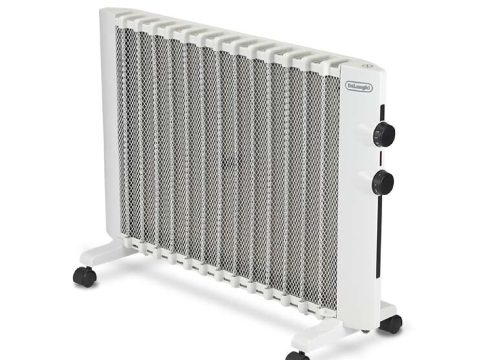 DeLonghi HMP1500 1500W Quiet Electric Space Heater with Thermostat