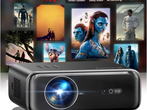 DoIby 4K Smart Outdoor Projector with WiFi6 and Bluetooth