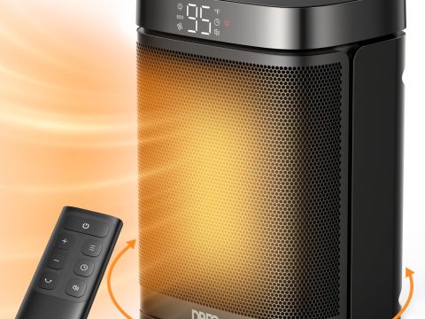 Dreo Atom One: 1500W Oscillating Electric Heater with Remote Control