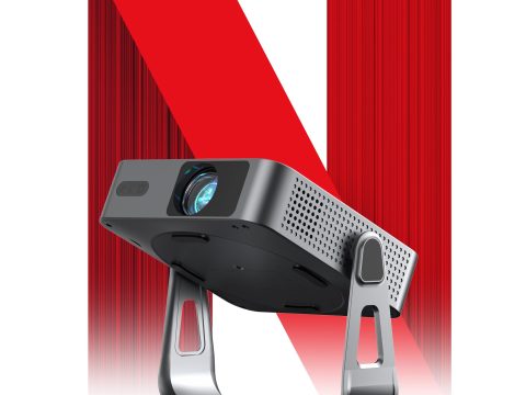 VOPLLS 1.81" Smart Mini Projector, 1080P, WiFi, Bluetooth