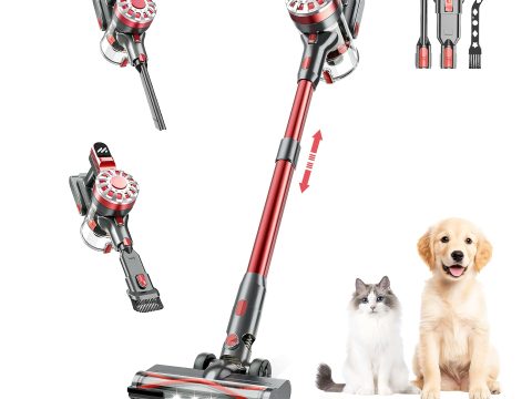 WLOTPO Cordless Vacuum: Lightweight, Super Suction, 35 Min Runtime