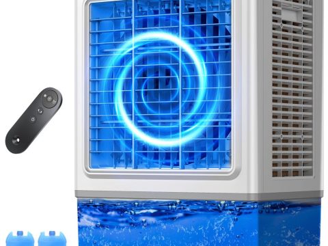 AIRTHRYL 2200CFM Evaporative Cooler with Remote, 3 Speeds