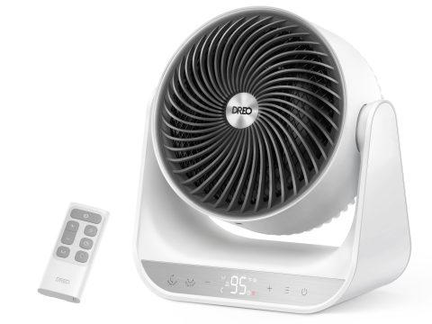 DREO 3D Oscillating Whole Room Heater with Long-Range Circulator