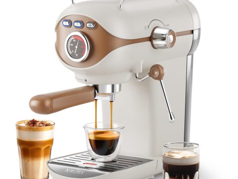 XIXUBX Espresso Machine: 20 BAR Pump, Compact, Professional Coffee Maker