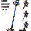 NADALY 550W Cordless Vacuum Cleaner with LED Display, 8-in-1