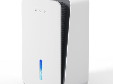 CS08-Snowy 1000 sq.ft Dehumidifier with Aromatherapy and LED Light