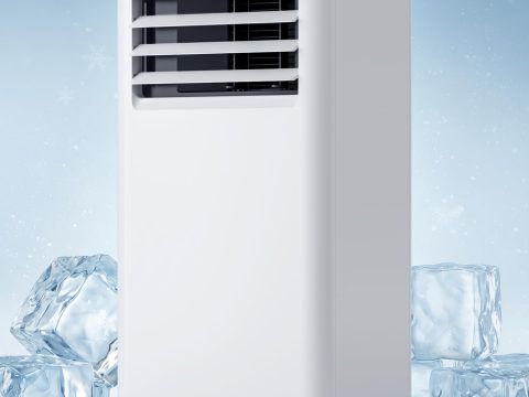 Kinetheme 8000 BTU Portable AC: 4-in-1 Cooling Solution