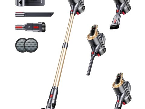 RENDOW 550W Cordless Vacuum Cleaner with LED Display