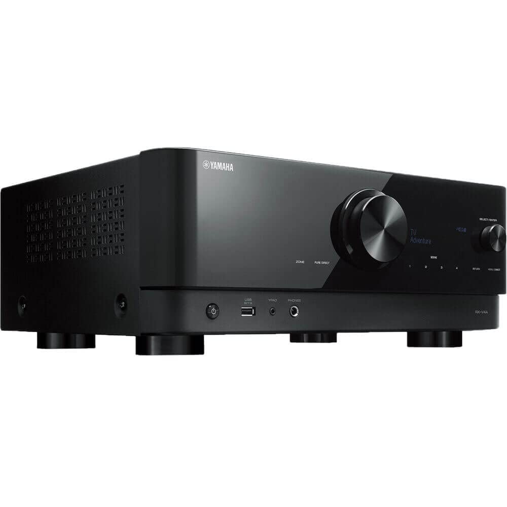 Yamaha RXV4ABL-RB 5.2-Channel 80W AV Receiver - Refurbished