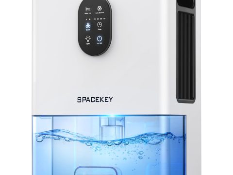 Dehumidifier: 106 OZ, Quiet, Auto Shut Off, 1000sq.ft