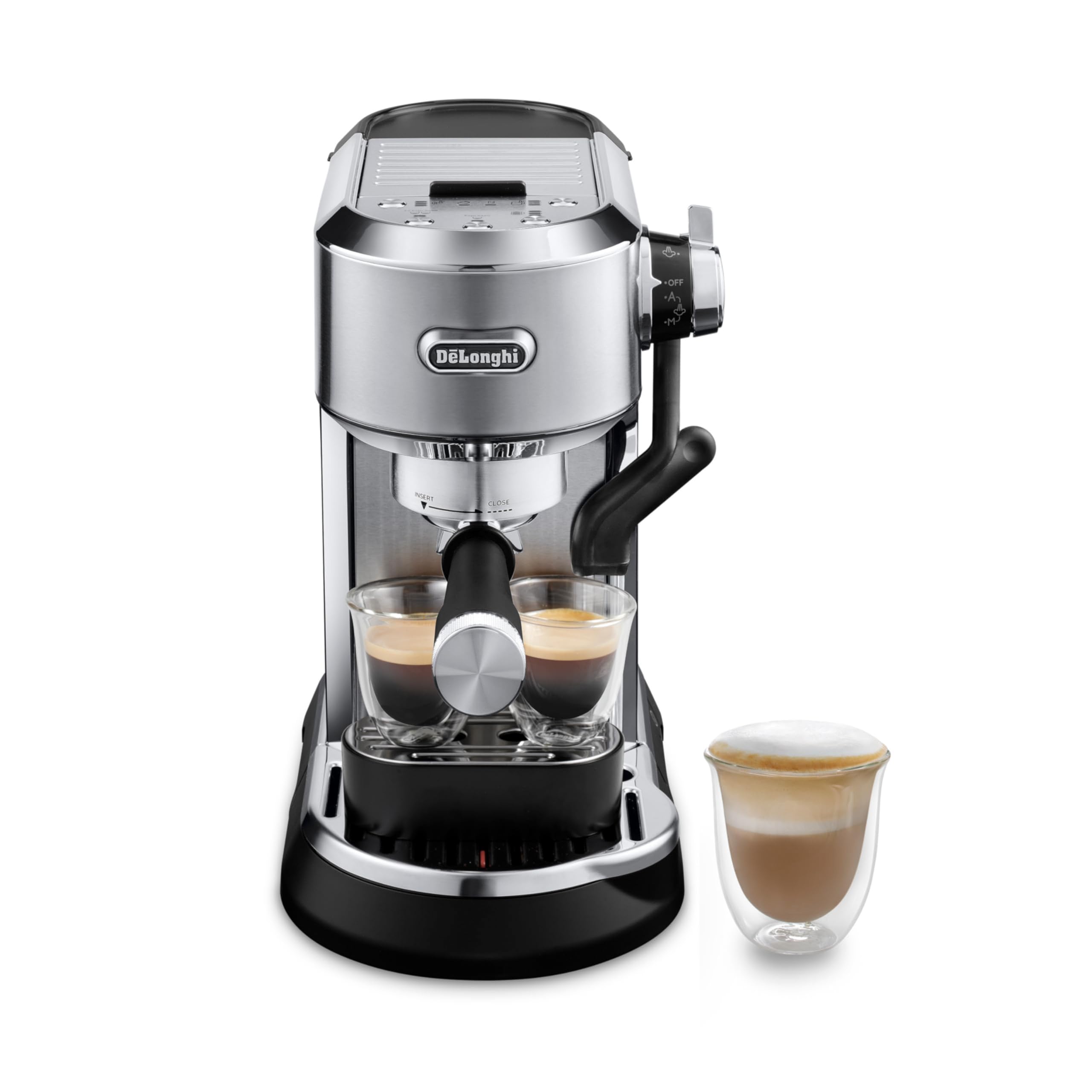 De’Longhi Espresso Machine with Milk Frother and 15-Bar Pump