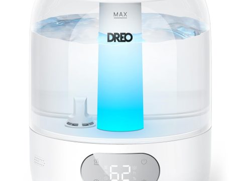 DREO 3L Ultrasonic Humidifier: Quiet, Cool Mist for Large Rooms