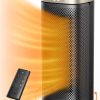 DREO Portable Space Heaters with Remote and 12H Timer
