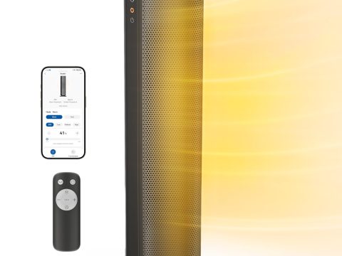 PELONIS 30” Ceramic Tower Heater with Remote and Timer