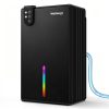 Pure Black 98 OZ Quiet Dehumidifier for Home 1000 Sq Ft