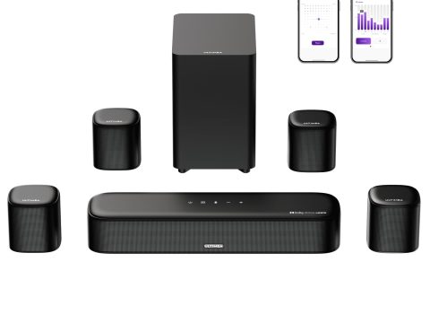 ULTIMEA 7.1ch Dolby Atmos Sound Bar with Subwoofer