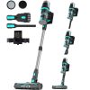 Bagotte Cordless Vacuum: 65KPa, 65Mins, Touch Screen, Detachable Battery
